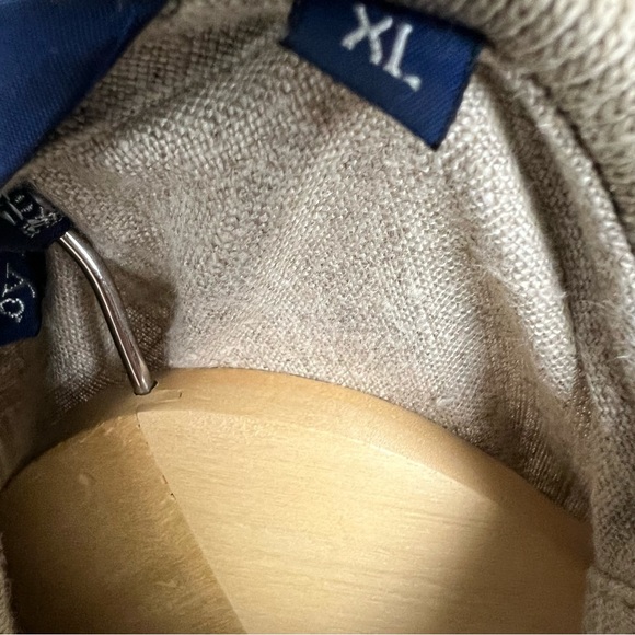 Vintage RARE Ralph Lauren Linen Bomber Jacket - Picture 5 of 9